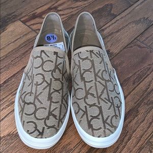 Calvin Klein slip on shoes